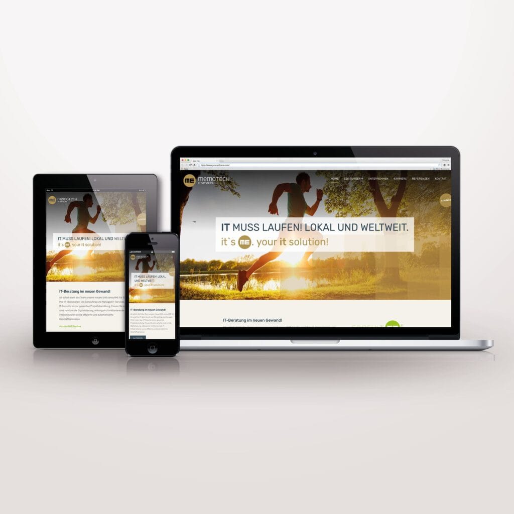 Memotech Mockup Website