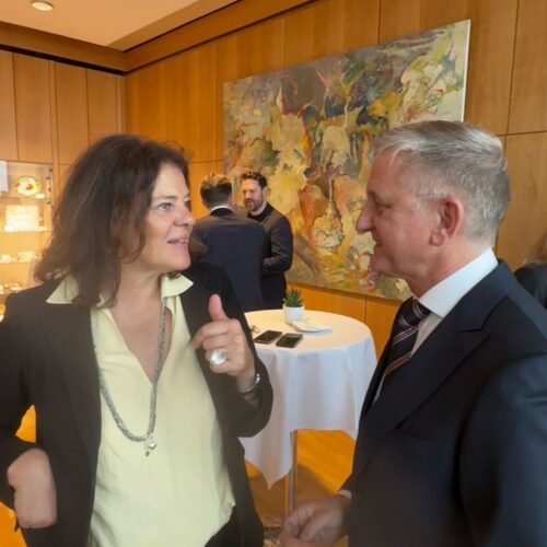 Martina Manich und Prof. Dr. Gerhard Nowak
